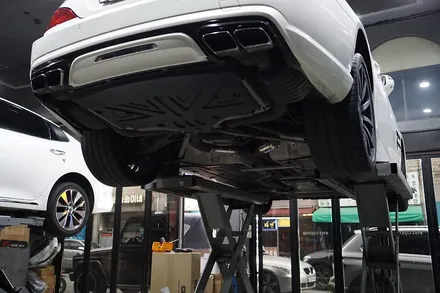 벤츠 SL63AMG 배기 튜닝 웅장함이 돋보이는 배기음 세팅하기! / 서울 동작