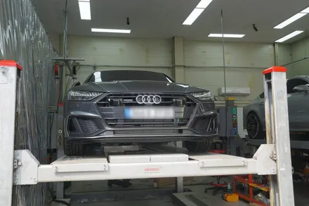 아우디 A7 55TFSI 품격을 더했습니다. S7 디퓨져 이식 중저음 배기 튜닝 완성 / 서울 동작