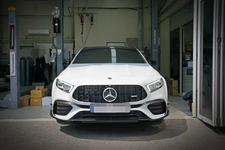 벤츠 신형 A45AMG 와...팝콘이... 와 완벽하다....! / 서울 동작