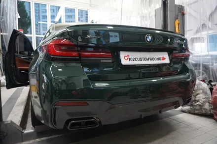 BMW M550i 팝콘에 진심인편 완벽한 팝콘 배기음으로 세팅하기 / 서울 동작