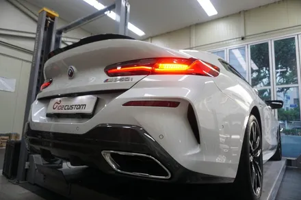 BMW M850i 배기 튜닝 꼭 필요한 V8 시그니처 튜닝 ＆ 중통 보펜 모듈 작업기 / 서울 동작구