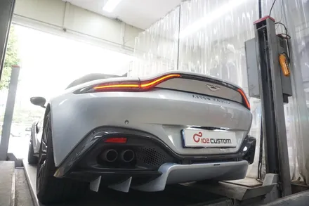 애스턴마틴 밴티지 슈퍼카 필수 배기음 튜닝 구조변경X 모듈 작업을 모두 완료하였습니다. / 서울 동작구