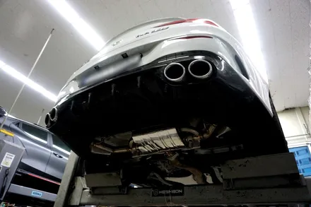 벤츠 CLA45 S AMG 스포티한 배기음 완성! 중통, 엔드 가변 배기 튜닝 진행하였습니다. / 서울 동작구