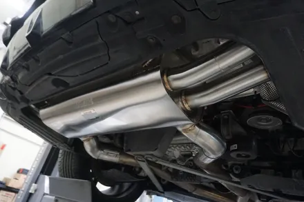 BMW X6 M50i 8기통 배기 튜닝 구조변경 필요 없는 브릴란테 가변 배기 진행하였습니다. / 서울 동작구