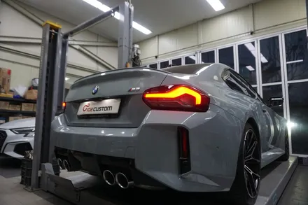 BMW G87 M2 컴페티션 배기 튜닝 중통 작업으로 완벽한 팝콘 사운드 세팅하였습니다. / 서울 동작구