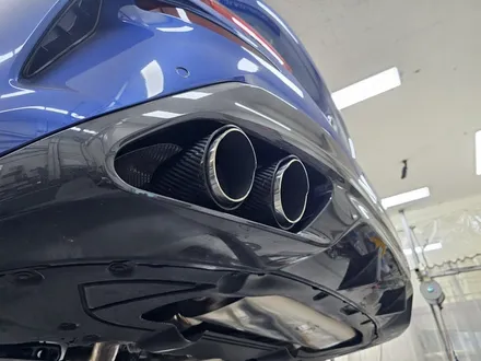 BMW M850i 배기 튜닝, 브릴란테 가변 배기 카본 듀얼 머플러 팁 장착 / 서울 동작