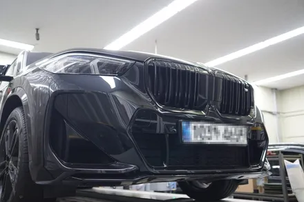BMW X1 M35i 배기 튜닝, 중통 엔드 개조 작업으로 스포티한 팝콘 사운드 완성! / 서울 동작
