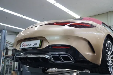 벤츠 SL63AMG 배기튜닝, 박력있는 8기통 배기음 완성하였습니다 / 서울 동작