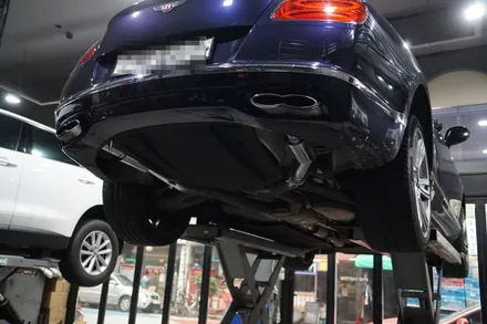벤틀리 컨티넨탈GT V8 배기음 튜닝 중후한 사운드로 완성하는 커스텀 앤드 작업 / 서울 동작