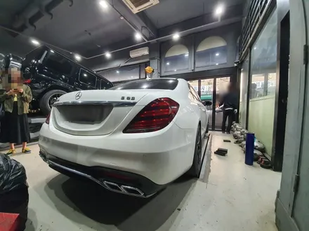신형 페이스리프트 벤츠 W222 S63AMG 배기 튜닝 가변 배기 작업기 ( 순정 버튼 연동 ) / 서울 동작