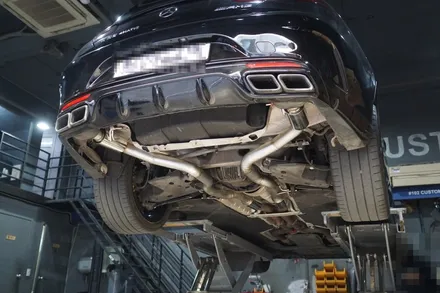 벤츠 W222 S63AMG 쿠페 배기튜닝 세련된 웅장함, 진정한 AMG 사운드 입니다! / 서울 동작