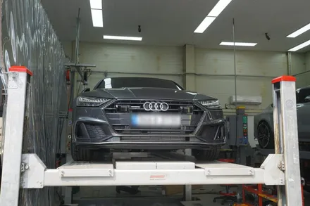 아우디 A7 55TFSI 품격을 더했습니다. S7 디퓨져 이식 중저음 배기 튜닝 완성 / 서울 동작
