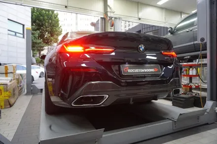 BMW 840i 배기음을 좀 더 스포티하게! 중통 작업기 / 서울 동작