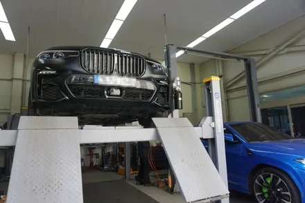 BMW X7 M50i 국룰 배기 튜닝 중통 작업 ＆ 보펜 모듈 세팅하였습니다! / 서울 동작