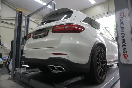 벤츠 GLC63AMG 배기 튜닝 역시 AMG 배기음 강렬합니다... / 서울 동작