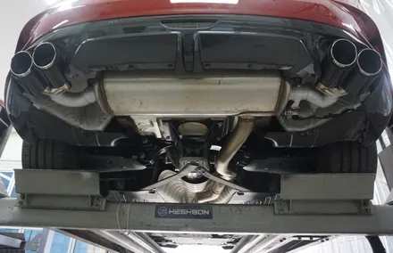 BMW Z4 20i 40% 확실한 증폭 배기튜닝, M40i 정품 디퓨져 이식 JSR 리얼 카본 팁 적용 / 서울 동작구