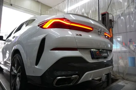 BMW X6 M50i 배기 튜닝 스포티한 V8 배기음 완성! 중통 보펜 모듈 작업기 / 서울 동작구
