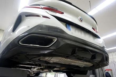 BMW M850i 필수 배기 튜닝 V8 웅장한 사운드 증폭 중통 보펜 모듈 작업기 / 서울 동작구