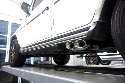벤츠 W464 G63AMG 배기 튜닝, 완벽한 V8 배기음 완성하였습니다. / 서울 동작구