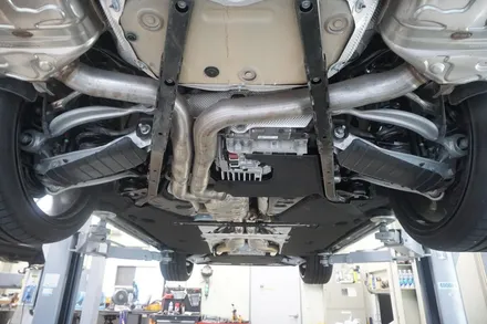 아우디 RS7 V8 배기 튜닝 아주 화끈합니다. 중통 작업으로 30% 사운드 증폭시켰습니다. / 서울 동작구