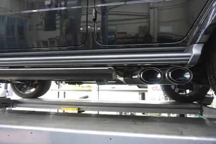 벤츠 W464 G63AMG 배기 튜닝 구조변경X 브릴란테 가변 배기 튜닝 진행하였습니다. / 서울 동작구