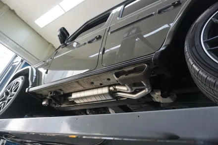벤츠 W464 G63AMG , 명품 배기 아크라포빅 배기 튜닝 시공! / 서울 동작구