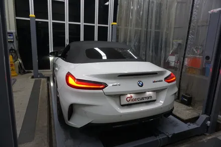 BMW Z4 M40i 배기음 튜닝하기 환상의 조합! 중통 엔드 보펜 모듈 작업기 / 서울 동작구