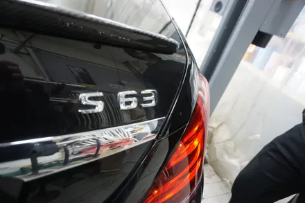 벤츠 S63AMG 배기음 튜닝 중통 엔드 작업으로 V8 호랑이 제대로 세팅하였습니다. / 서울 동작구
