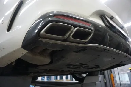 S63AMG 쿠페 페이스리프트 V8 호랑이 팝콘 사운드 중통 엔드 작업기 / 서울 동작구