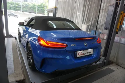 BMW Z4 20i 배기 튜닝 스포티한 사운드 세팅 중통 엔드 보펜 모듈 작업기! / 서울 동작구