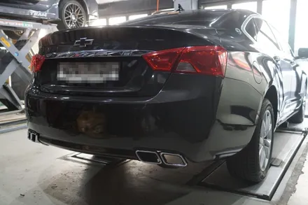 임팔라 완벽 뒤태 드레스업 튜닝 구조변경 필요없는 AMG 스타일 사각 머플러 팁 적용 / 서울 동작