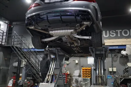 벤츠 CLA45AMG 이 작업을 고집하는 이유! 완벽한 AMG 사운드를 느끼는 중통 소음기 교체 / 서울 동작