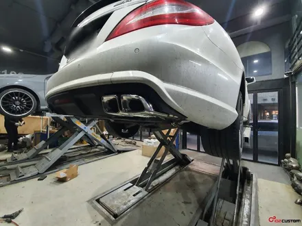 벤츠 W218 CLS63AMG 감동의 배기음을 연출하는 커스텀 배기 제작하기 / 서울 동작