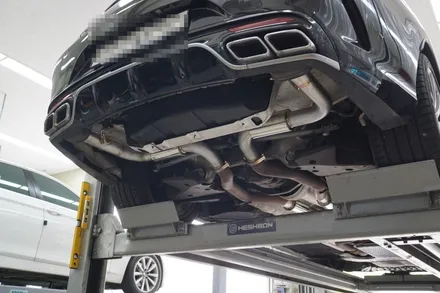 벤츠 S63AMG 쿠페 천둥 저리가라 배기 사운드 중통 앤드 풀배기 세팅 / 서울 동작