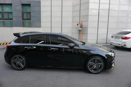 벤츠 신형 W177 A45AMG 팝~콘 배기음! 중통 작업 / 서울 동작