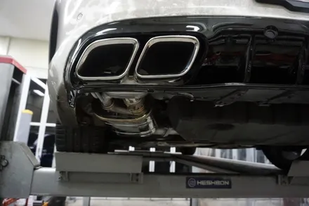 벤츠 C43AMG 카브리올레 퍼포먼스 디퓨져 머플러 팁 가변 배기 튜닝 세팅하기! / 서울 동작