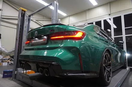 BMW G80 M3 컴페티션 배기 튜닝 , 드라마틱한 팝콘 배기음이 터져줍니다! / 서울 동작