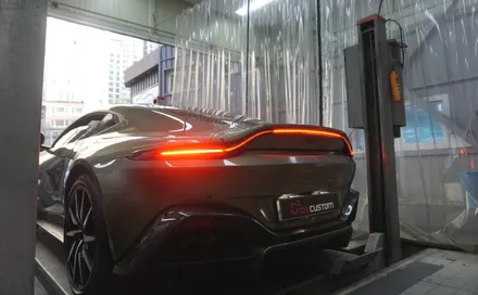 애스턴마틴 밴티지 4.0 V8 배기 튜닝 괴물 배기음 세팅하였습니다! / 서울 동작