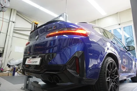 BMW X4 M 컴페티션 배기음 튜닝 팝콘 살벌하게 터집니다 3-40% 중통 모듈 작업! / 서울 동작구