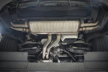아우디 RSQ8 배기 튜닝 V8 웅장한 배기 사운드 세팅하였습니다. 3-40% 배기음 증폭 모듈 작업 / 서울 동작구