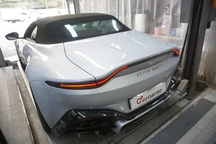 애스턴마틴 밴티지 슈퍼카 필수 배기음 튜닝 구조변경X 모듈 작업을 모두 완료하였습니다. / 서울 동작구