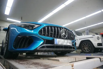 신형 벤츠 SL63AMG 로드스터 배기 튜닝 호랑이 배기음 완성하기! / 서울 동작구