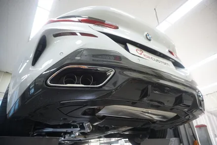 BMW M850i 배기 튜닝 구조변경 면제 브릴란테 가변 시스템 적용 / 서울 동작구