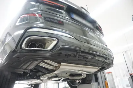 BMW X7 40i 배기 튜닝 구조변경NO 브릴란테 가변 배기 시스템 적용하였습니다. / 서울 동작구