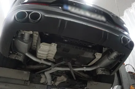 벤츠  GT43AMG 배기 튜닝 중통 엔드 가변 배기 역동적 팝콘 배기음 완성! / 서울 동작구
