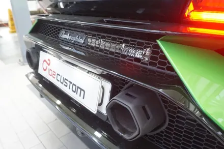 람보르기니 우라칸 테크니카 배기 튜닝 카프리스토 가변 모듈 작업 / 서울 동작구