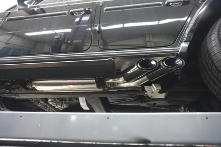 벤츠 W464 G63AMG 배기 튜닝 구조변경X 브릴란테 가변 배기 튜닝 진행하였습니다. / 서울 동작구