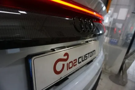 아우디 RSQ8 V8 배기음 튜닝 엔드 머플러 사운드 증폭, 가변 모듈 작업기 / 서울 동작구