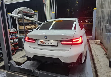 BMW 320i 배기 튜닝 브릴란테 가변 배기 작업 진행하였습니다. / 서울 동작