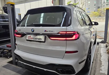 BMW X7 M60i 배기 튜닝! 과하지 않은 아름다움, 묵직 고급 8기통 배기음 완성 / 서울 동작